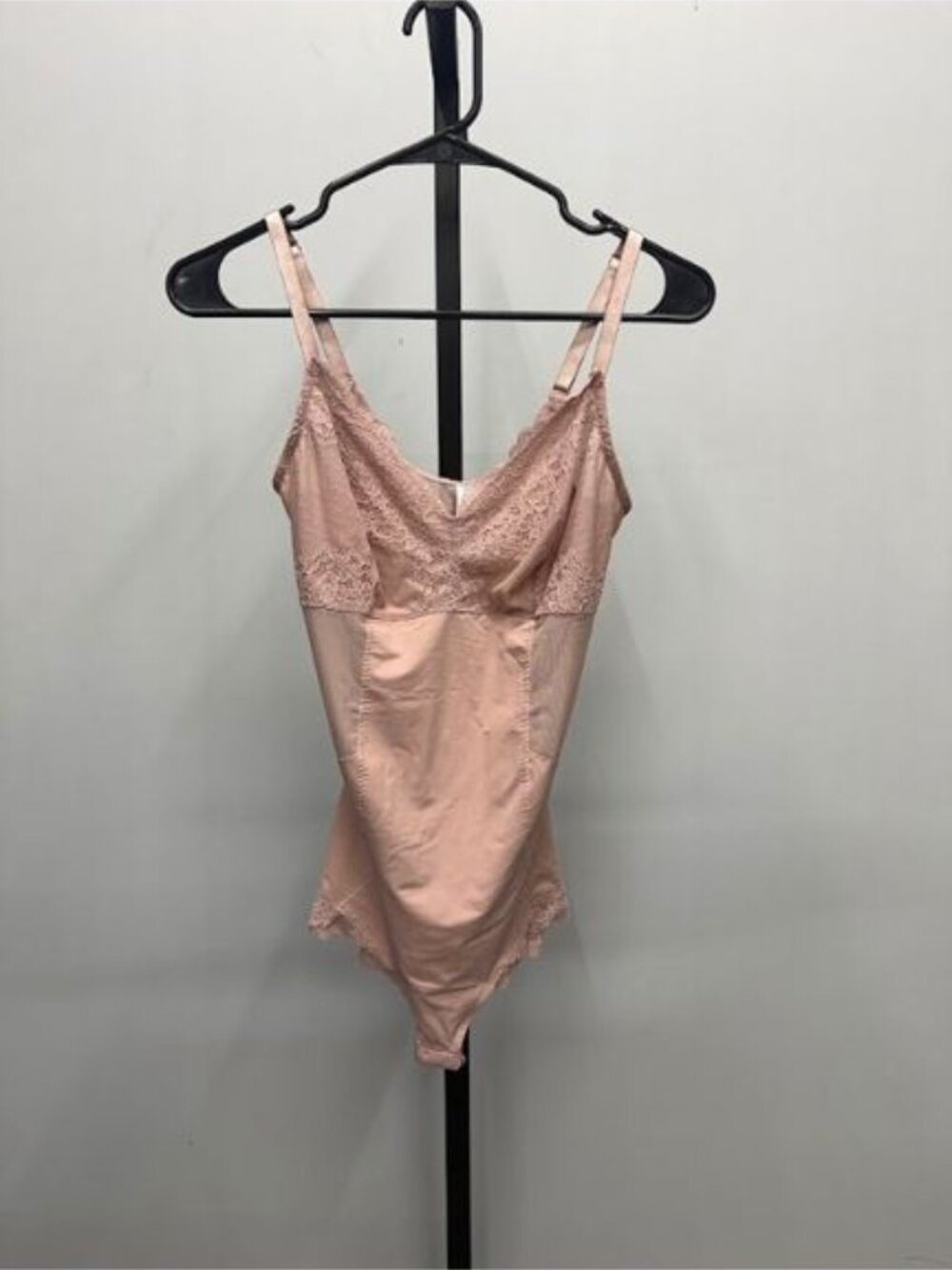 Red Hot by SPANX Blush Pink Lace Bodysuit Shapewear
